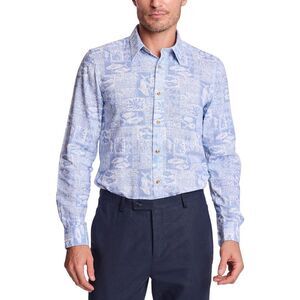 Paisley & Gray Mens  Parker Linen-Blend Shirt
